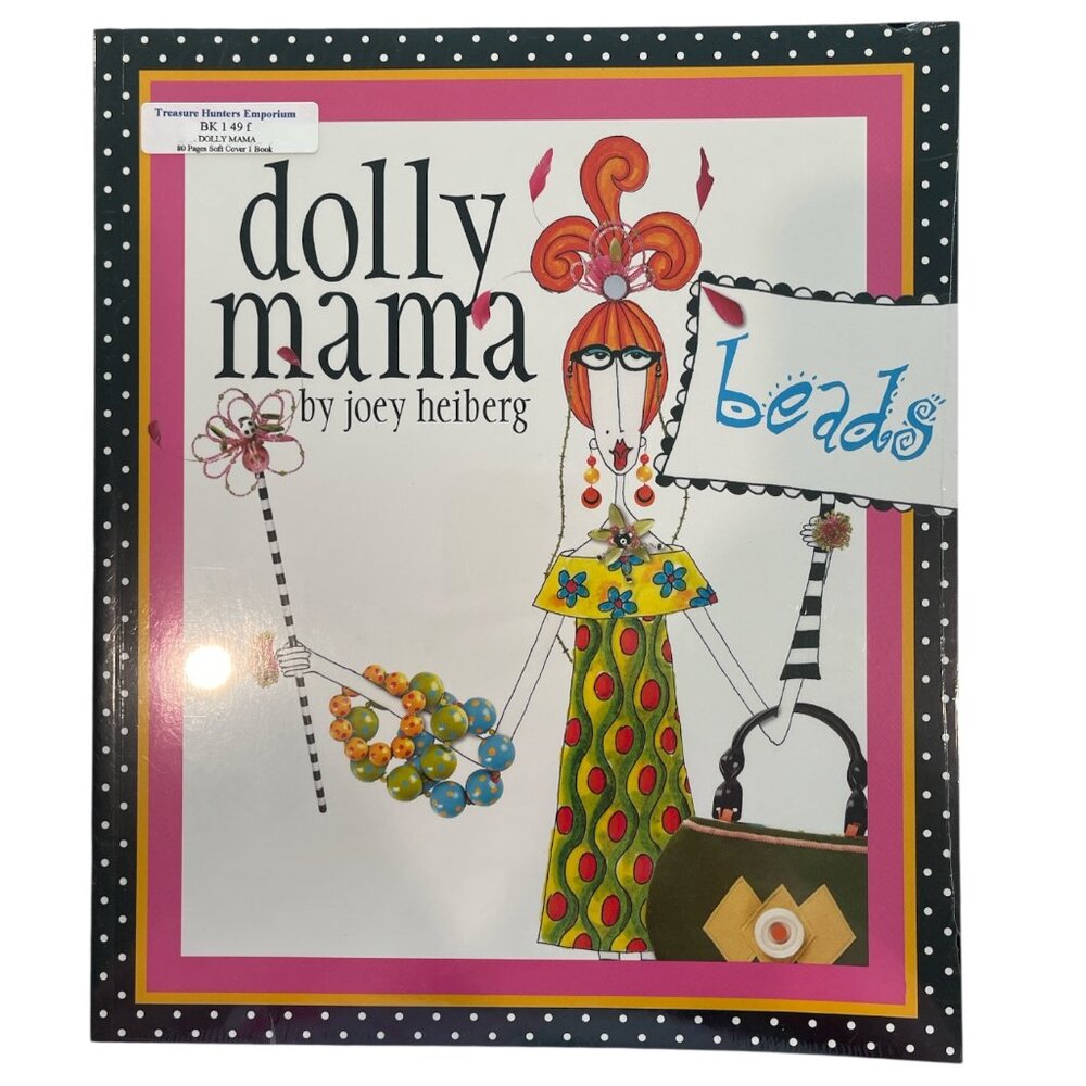 BK149 New Book DOLLY MAMA BEADS Heiberg Jewelry & Other Craft Ideas Soft Cover